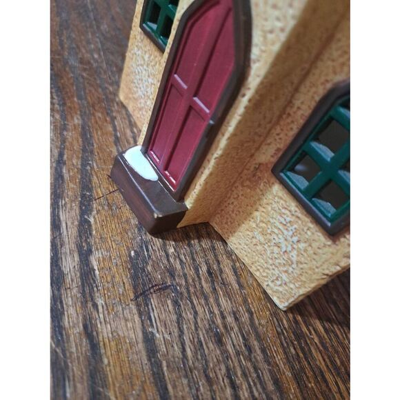 Vintage Dept 56 Merry Makers Merry Mountain Chapel Porcelain Christmas Building - Picture 5 of 11